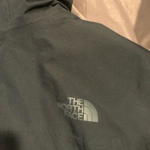 North Face Black on black COAT/jacket XXL